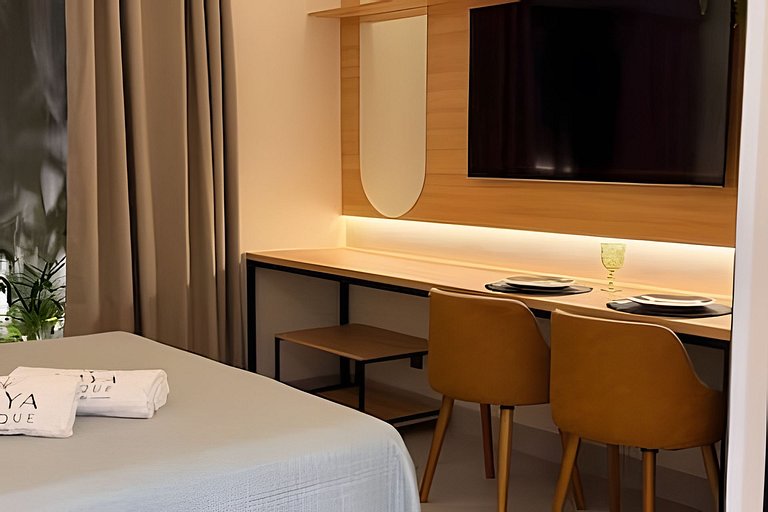 Kaya Parque | Flat 04 com cama de massagem
