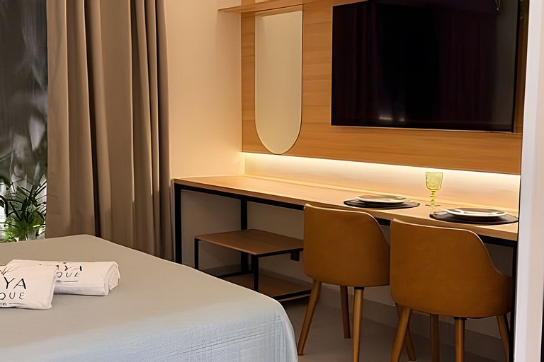 Kaya Parque | Flat 01 com cama de massagem