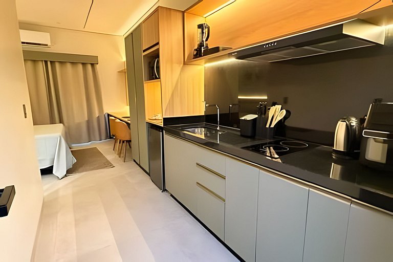Kaya Parque | Flat 01 com cama de massagem